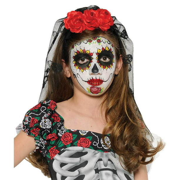 Adult Costume Lady XS Day Of the Dead Darling UK: 6-8